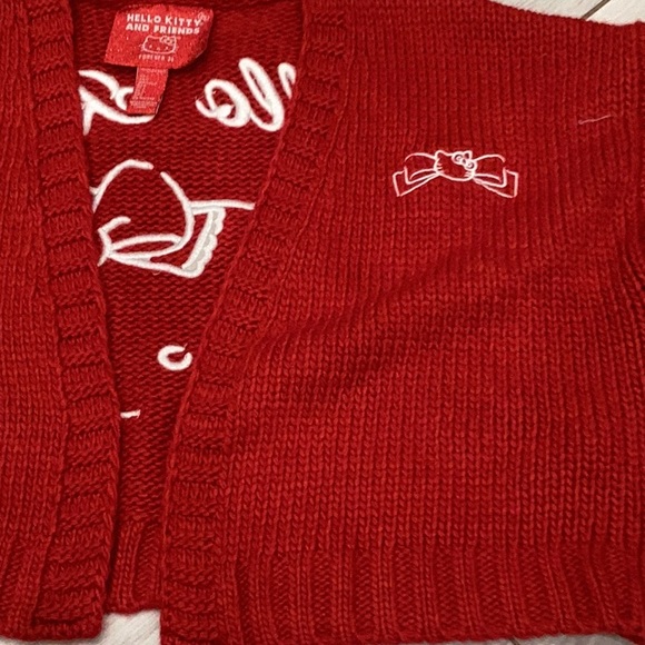 Red Women's Sweater - Picture 4 of 4